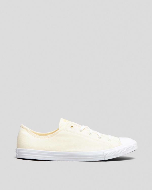 Converse Women's Chuck Taylor All Star Dainty Shoes in Cream