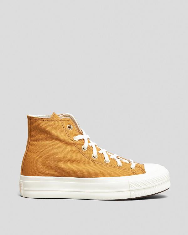 Converse Women's Chuck Taylor All Star Lift Shoes in Orange