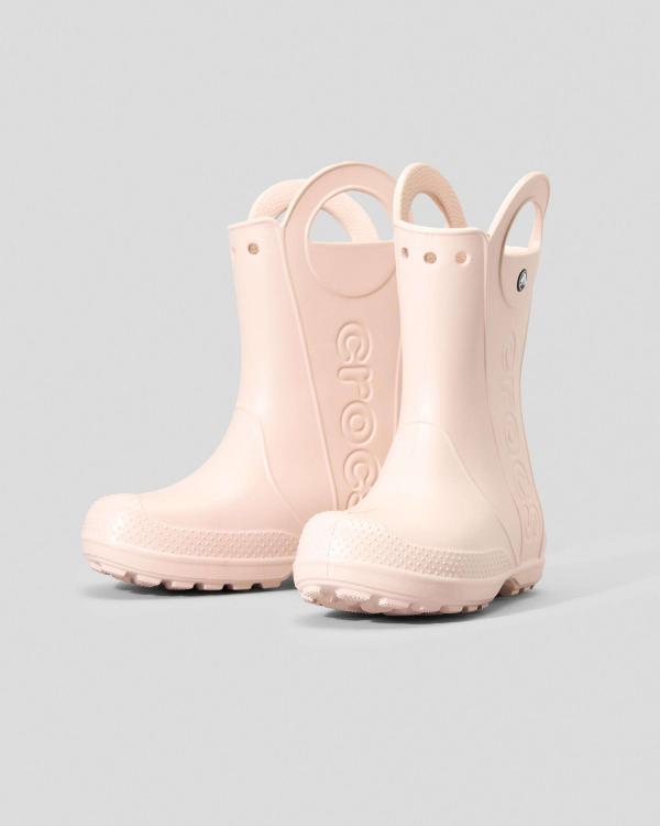 Crocs Girl's Kids' Handle It Rain Boots in Pink