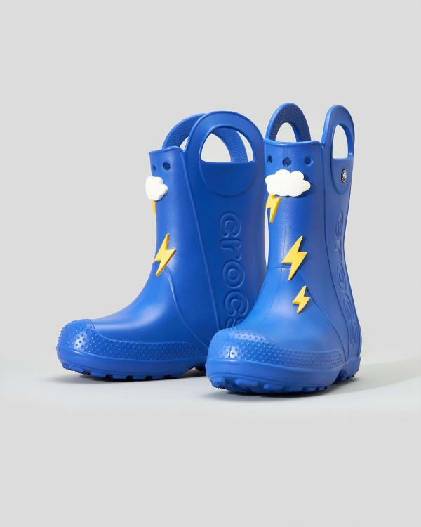 Crocs Kids' Handle It Rain Boots in Blue