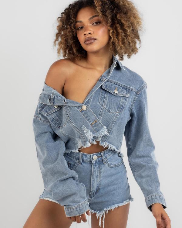 DESU Women's Josie Denim Jacket in Blue