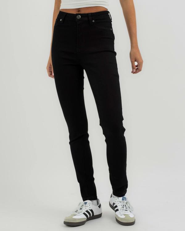 DESU Women's Kallie Jeggings Pants in Black