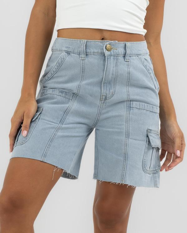 DESU Women's Talia Shorts in Blue