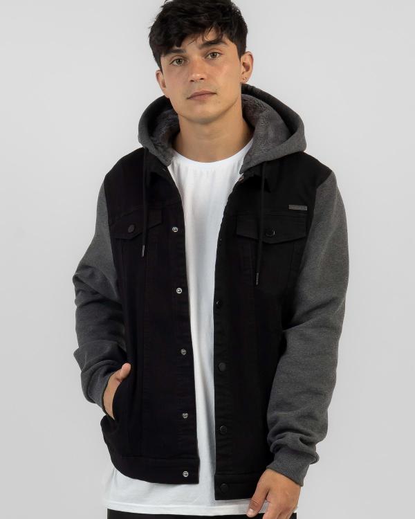 Dexter Men's Explicit Hooded Jacket in Black