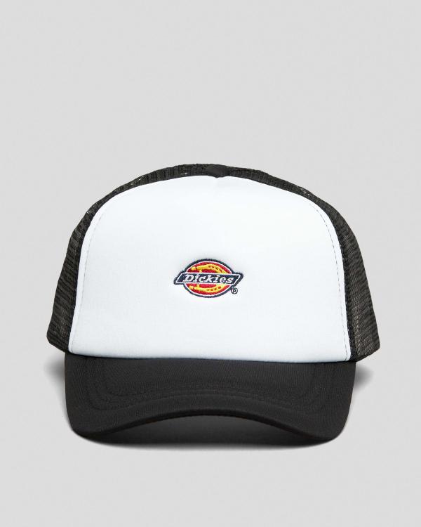 Dickies Men's Logo Trucker Cap in Black