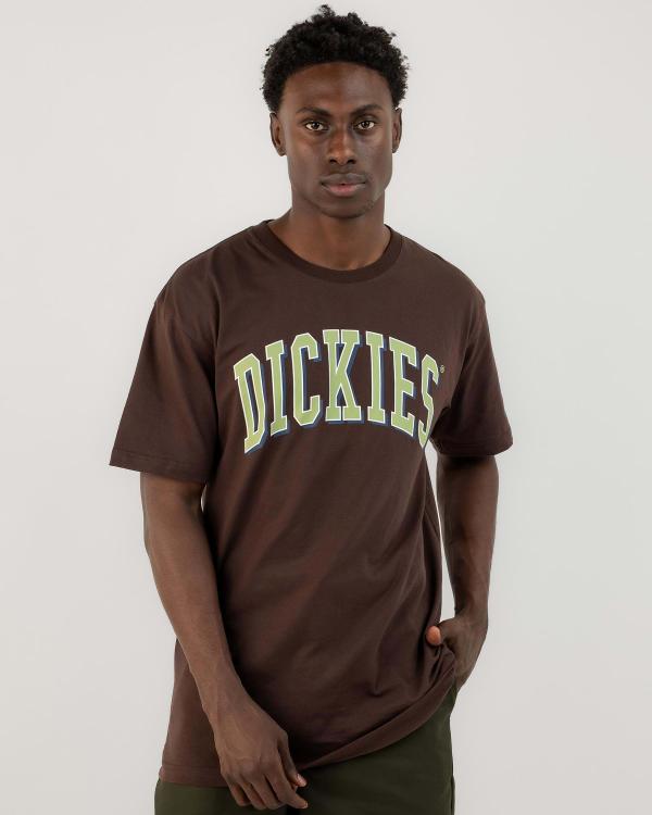 Dickies Men's Longview T-Shirt in Brown