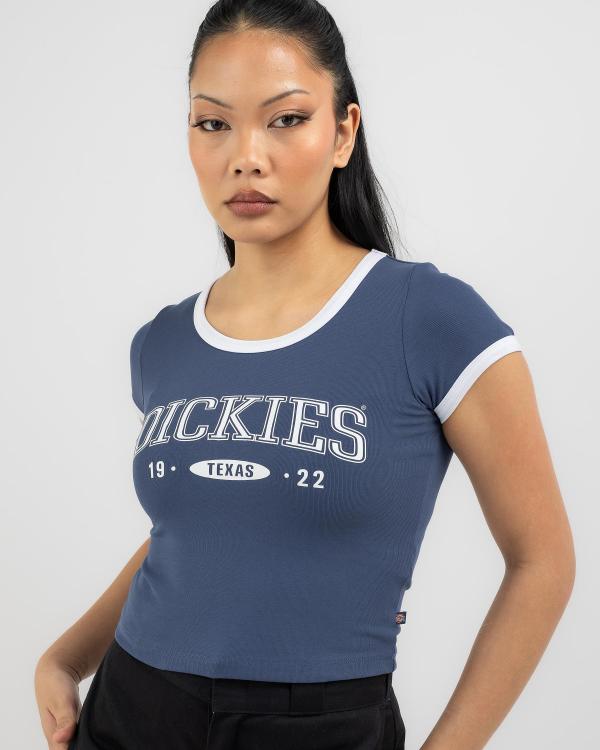 Dickies Women's Galveston T-Shirt in Blue
