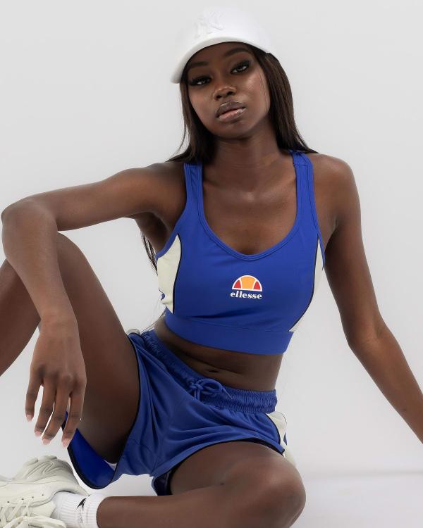 Ellesse Women's Moona Sports Bra Top in Blue