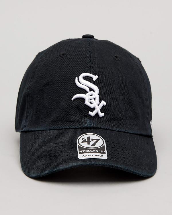 Forty Seven Men's Clean Up White Sox Hat in Black