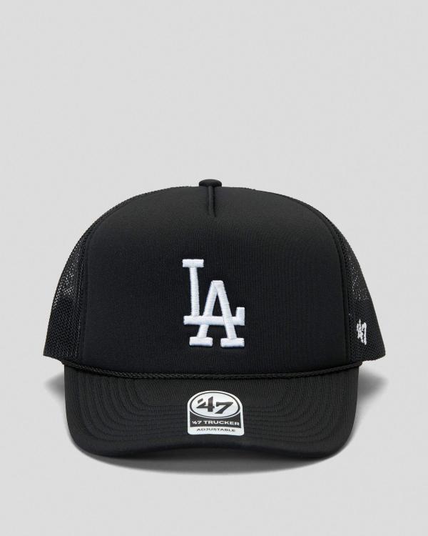 Forty Seven Men's Los Angeles Dodgers Foam Front Mesh 47' Trucker Hat in Black