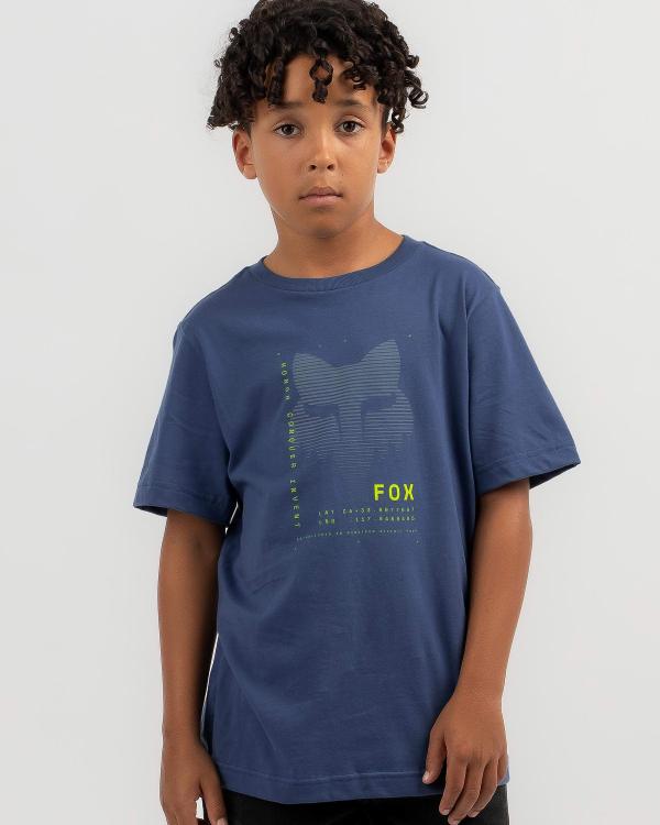 Fox Boys' Dispute T-Shirt in Blue