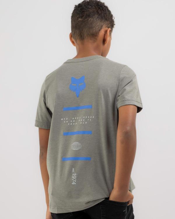 Fox Boys' Magnetic T-Shirt in Grey