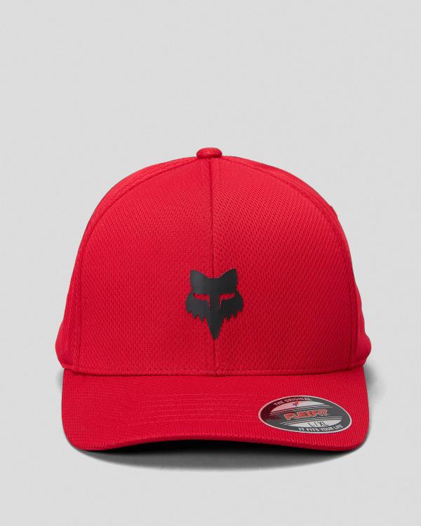 Fox Men's Head Tech Flexfit Cap in Red