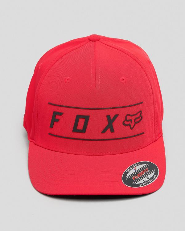 Fox Men's Pinnacle Tech Flexfit Cap in Red