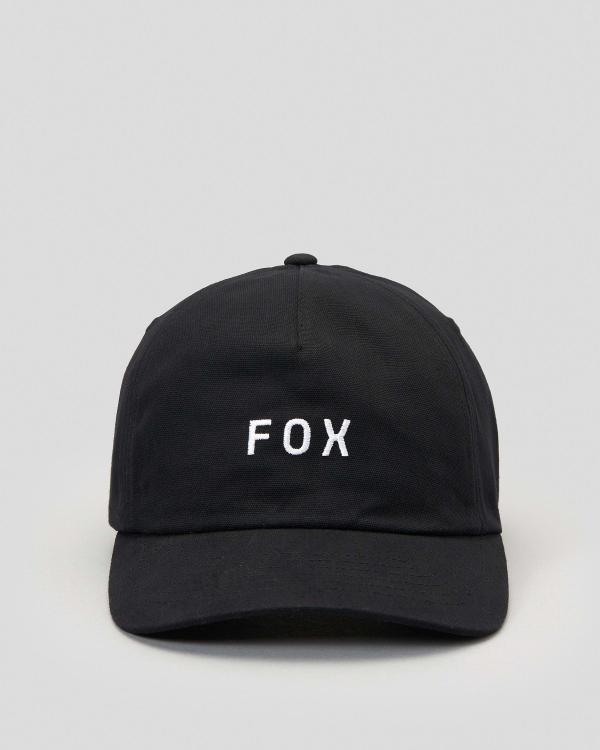 Fox Women's Wordmark Adjustable Hat in Black