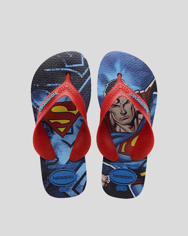 Havaianas Boy's Kids' Max Heros Superman Thongs in Navy