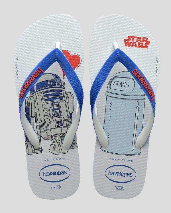 Havaianas Boy's Kids' Top Star Wars R2-D2 Thongs in Blue