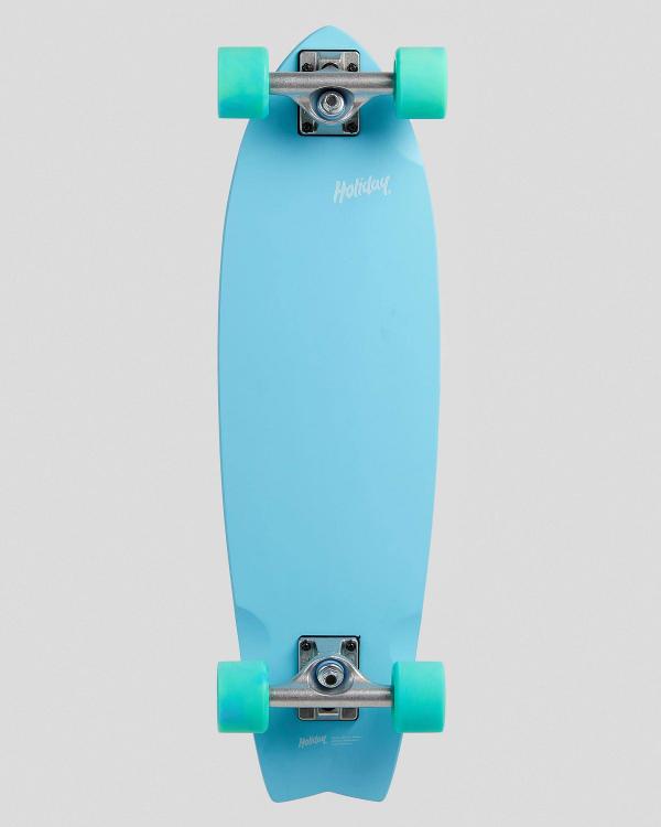 Holiday Skateboards Cosmic Crush 28 Cruiser Skateboard in Blue