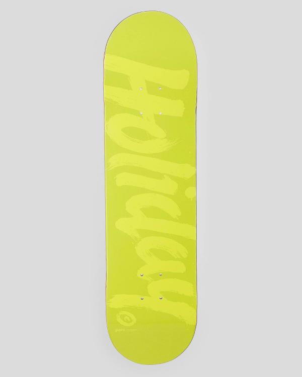 Holiday Skateboards Tonal Lemon 8.0 Deck in Yellow