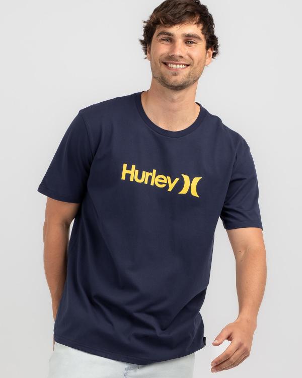 Hurley Men's One & Only T-Shirt in Blue