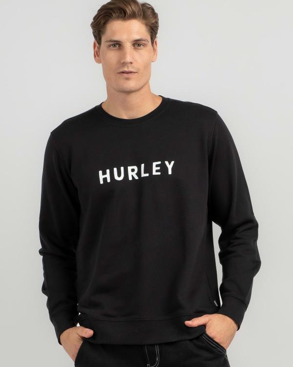 Hurley Men's Trader Crewneck in Black