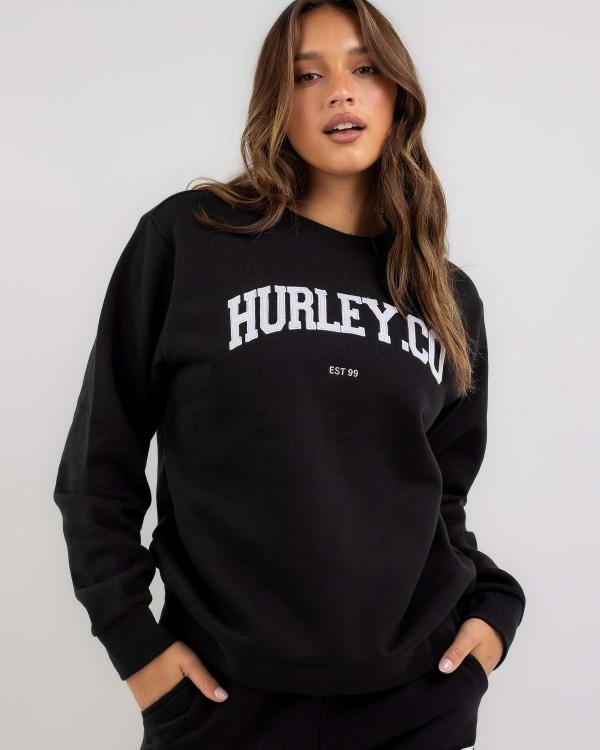 Hurley Women's Authentic Sweatshirt in Black