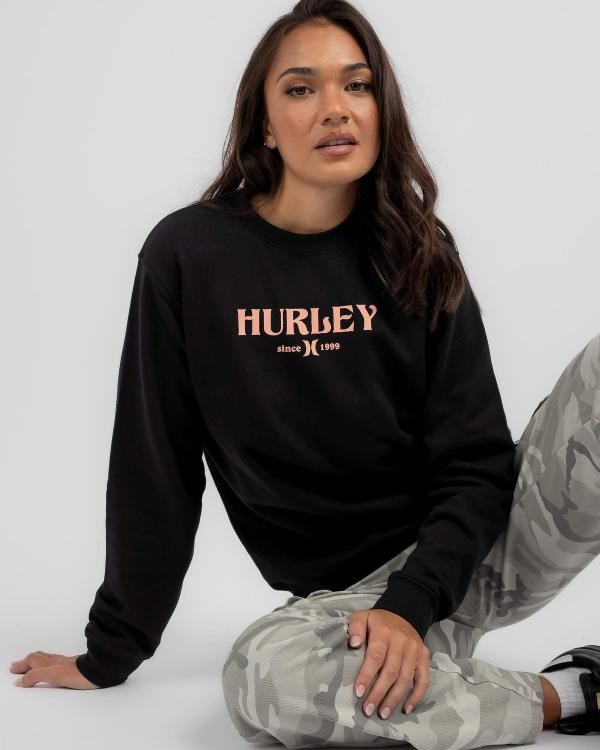 Hurley Women's Dime Sweatshirt in Black