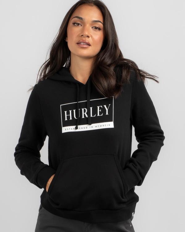 Hurley Women's Found Hoodie in Black
