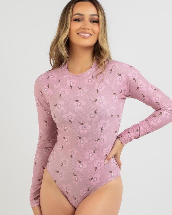 Hurley Women's Long Sleeve Surfsuit in Floral