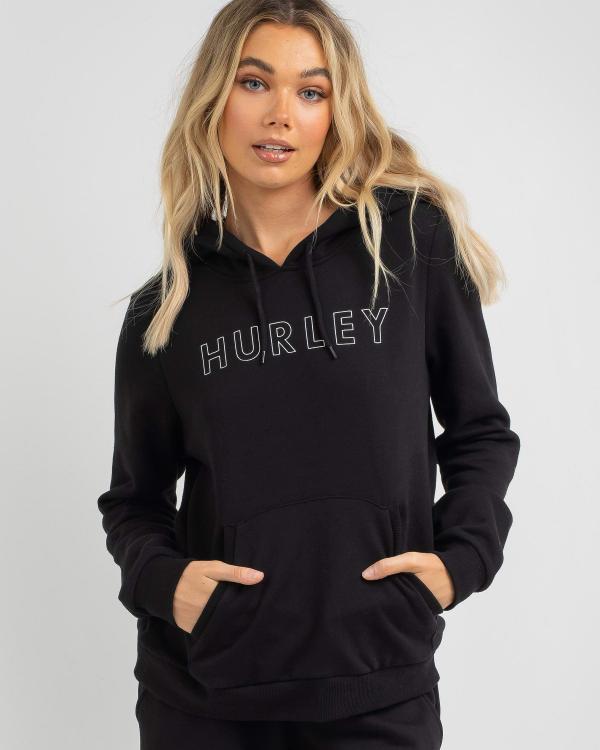 Hurley Women's Trade Pop Hoodie in Black