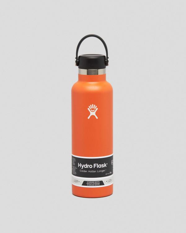 Hydro Flask 21Oz Standard Mouth Drink Bottle in Orange