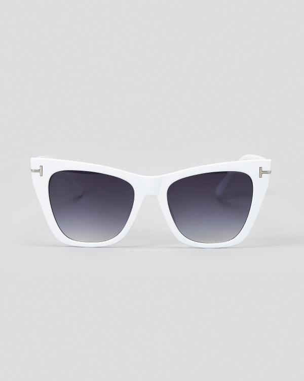 Indie Eyewear Women's Budapest Sunglasses in White