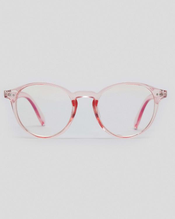 Indie Eyewear Women's Isla Blue Light Glasses in Pink
