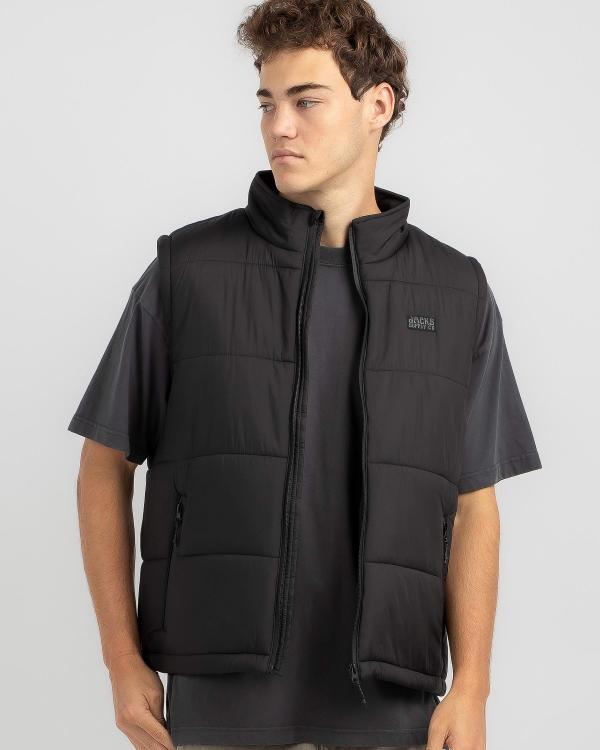 Jacks Men's Insulate Puffer Vest in Black