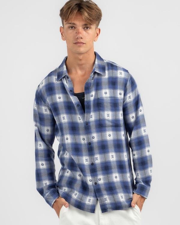 Jacks Men's Slinger Long Sleeve Shirt in Blue