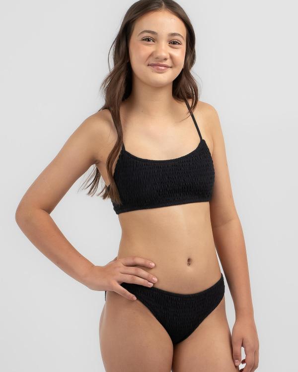 Kaiami Girls' Luna Bikini Set in Black