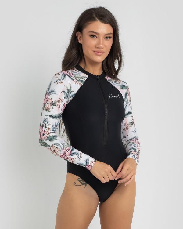 Kaiami Women's Burleigh Long Sleeve Surfsuit in Black