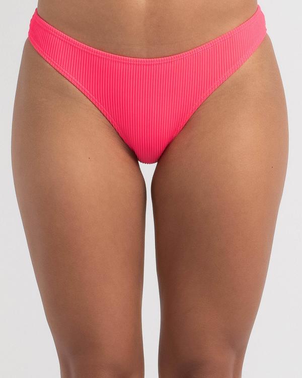 Kaiami Women's Holly Classic Bikini Bottom in Pink
