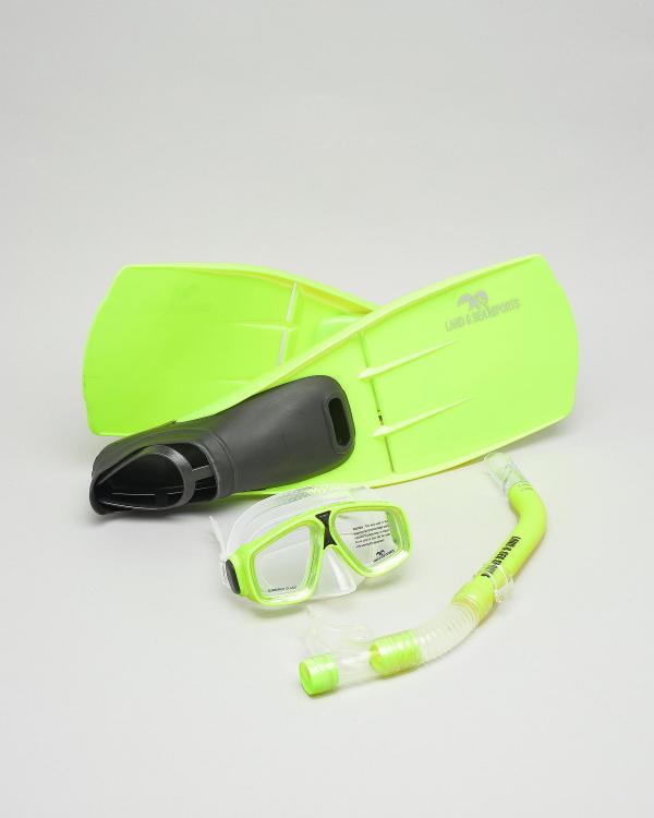 Land & Sea Sports Adventurer Snorkeling Set in Yellow