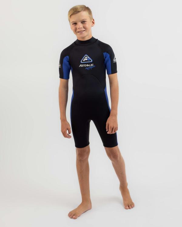 Land & Sea Sports Boys' Aquasport 2Mm Springsuit in Blue