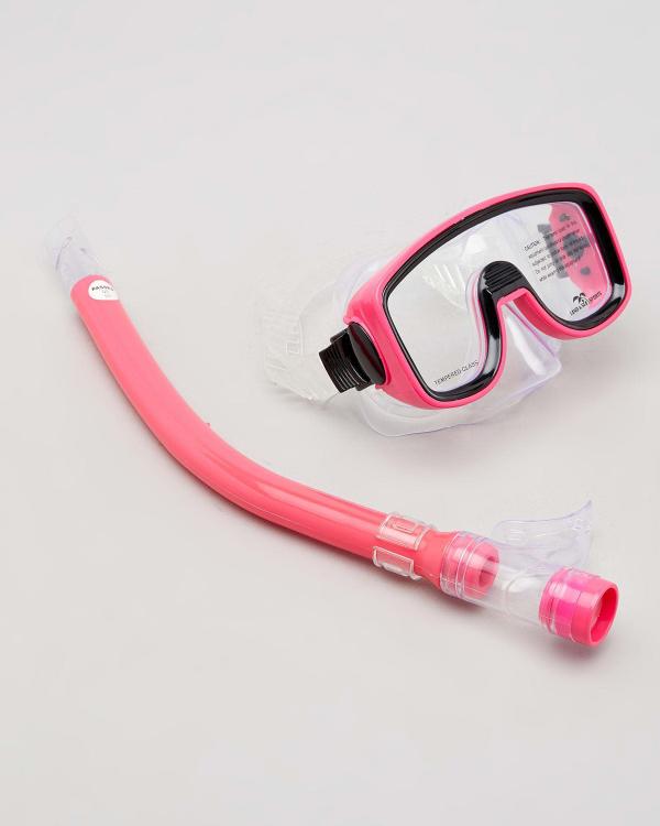 Land & Sea Sports Kids' Lagoon Mask & Snorkel Set in Pink