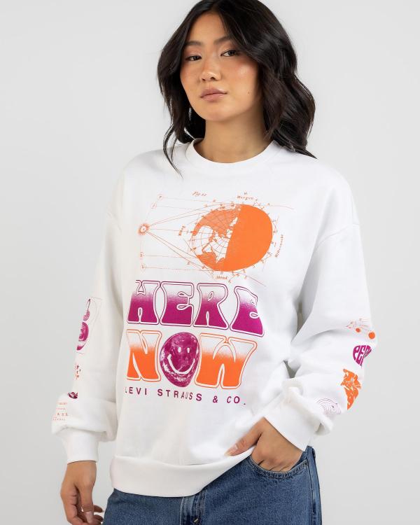 Levi's Women's Graphic Prism Sweatshirt in White