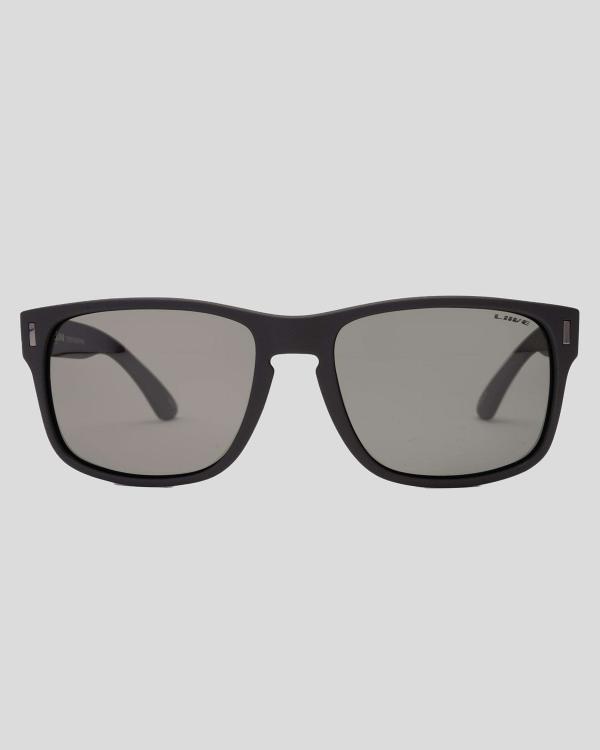 Liive Men's The Lewy Polarized Sunglasses in Black