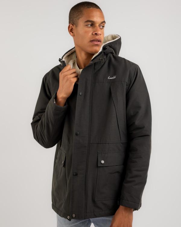 Lucid Men's Crescendo Reversible Hooded Jacket in Grey