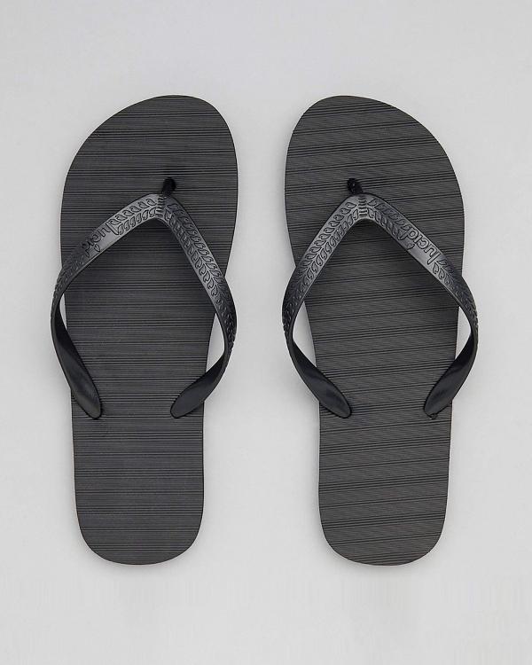 Lucid Mens' Elite V4 Thongs Shoes in Black