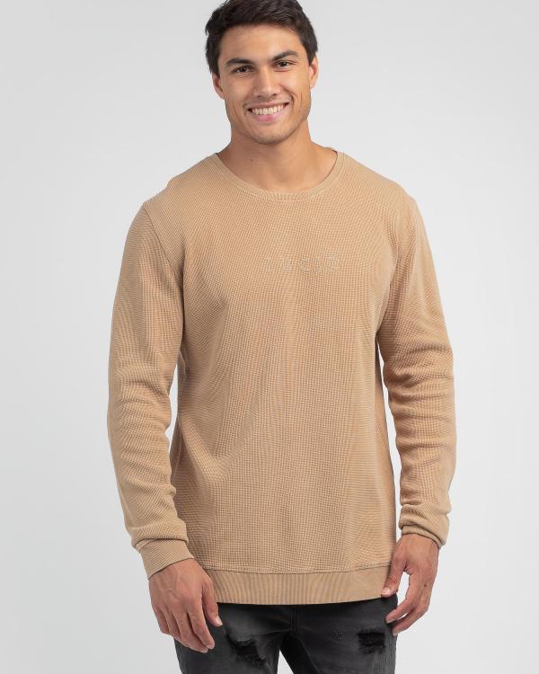 Lucid Men's Haywire Long Sleeve T-Shirt in Brown