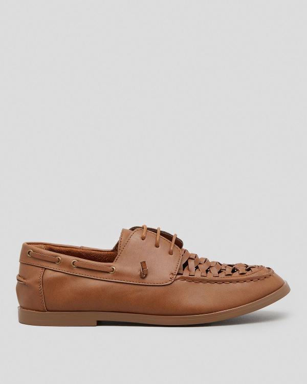 Lucid Men's Hunter Woven Shoes in Brown