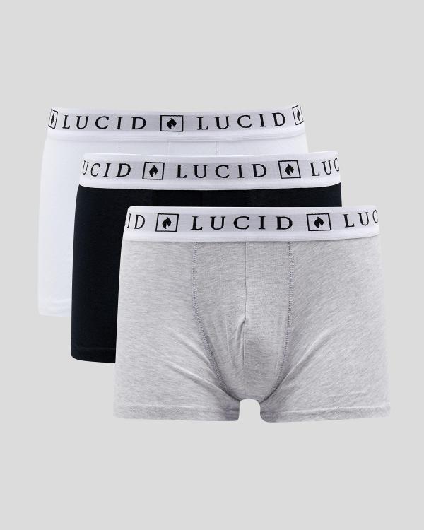 Lucid Men's Ordinary Fitted Boxer Shorts 3 Pack