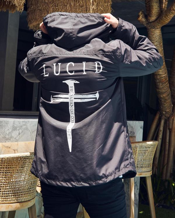 Lucid Men's Pilate Hooded Jacket in Black