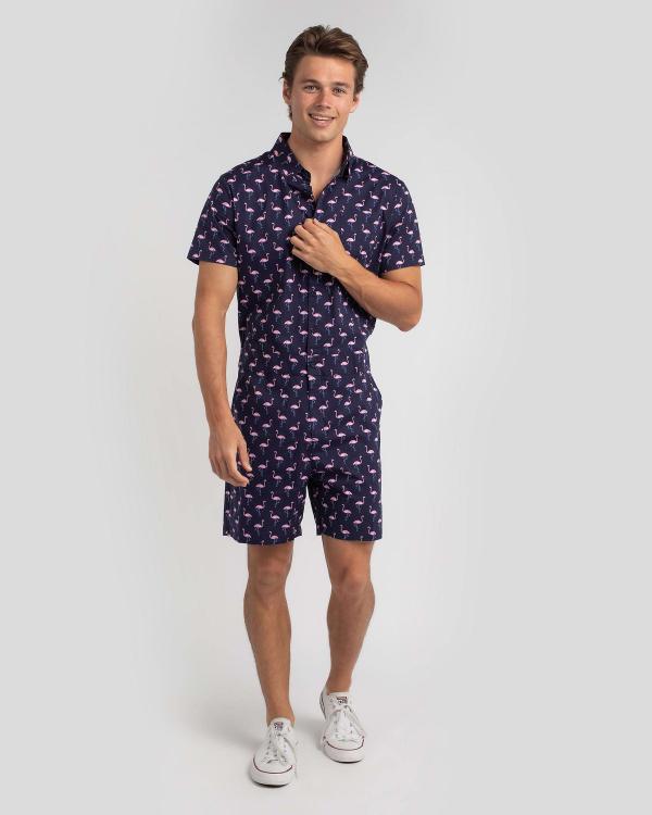 Lucid Men's Vice Versa Romper in Navy